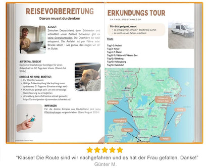 Süd & Mittel Schweden erleben: Camper-Guide, Reiserouten + Karte