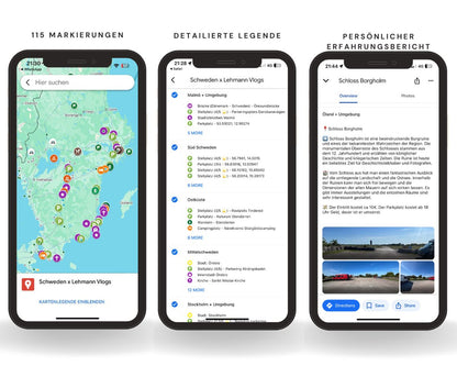 Süd & Mittel Schweden erleben: Camper-Guide, Reiserouten + Karte