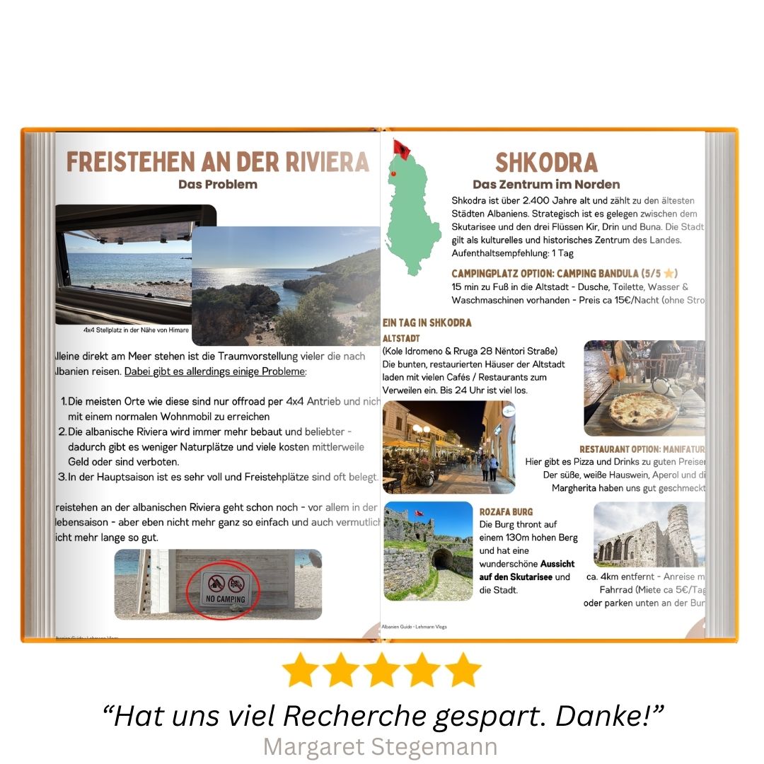 ALBANIEN ERLEBEN: Dein Wohnmobil Abenteuer E-Buch