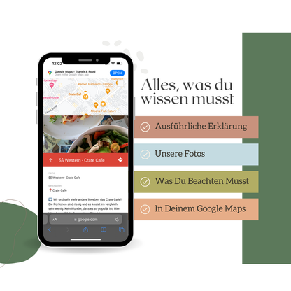 BALI ERLEBEN: Dein 60 SEITEN REISEFÜHRER + Google Karte >200 Pins