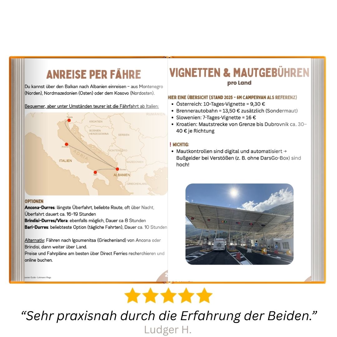 ALBANIEN ERLEBEN: Dein Wohnmobil Abenteuer E-Buch