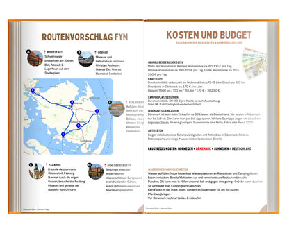 Bundle: Dänemark & Schweden Erleben: Camper-Guide, Reiserouten + Karte