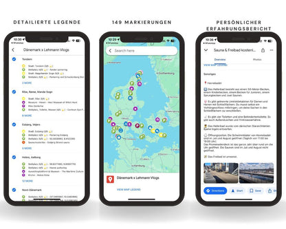 Bundle: Dänemark & Schweden Erleben: Camper-Guide, Reiserouten + Karte