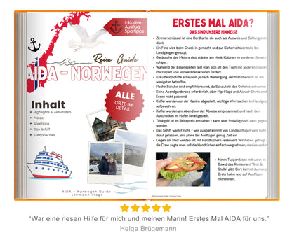 NORWEGEN mit AIDA: Dein 64 SEITEN REISEFÜHRER (mit vielen Spartipps!)