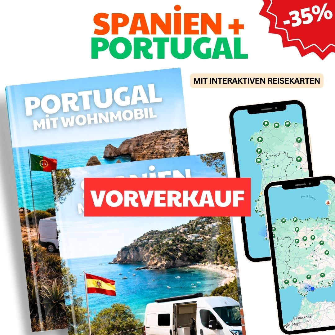 VORVERKAUF Bundle: Spanien & Portugal Erleben: Camper-Guide, Reiserouten + Karte
