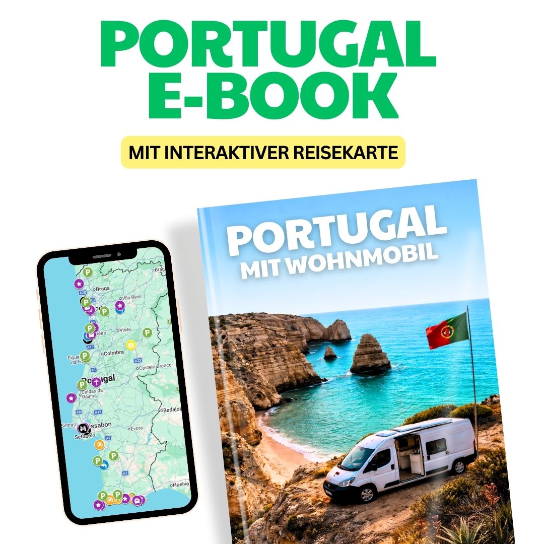 Wohnmobil Reiseführer Portugal – Ebook Cover Algarve bis Porto